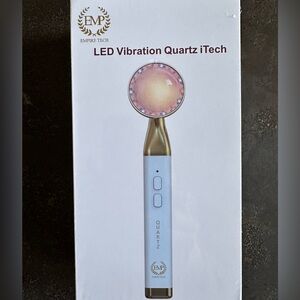 Rose Quartz Face Wand with LED & Vibration